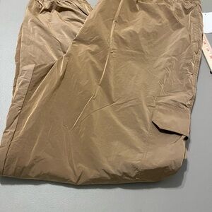 Good American Essential Cargo Trousers GP0871 Bronze Brown001 Size 6